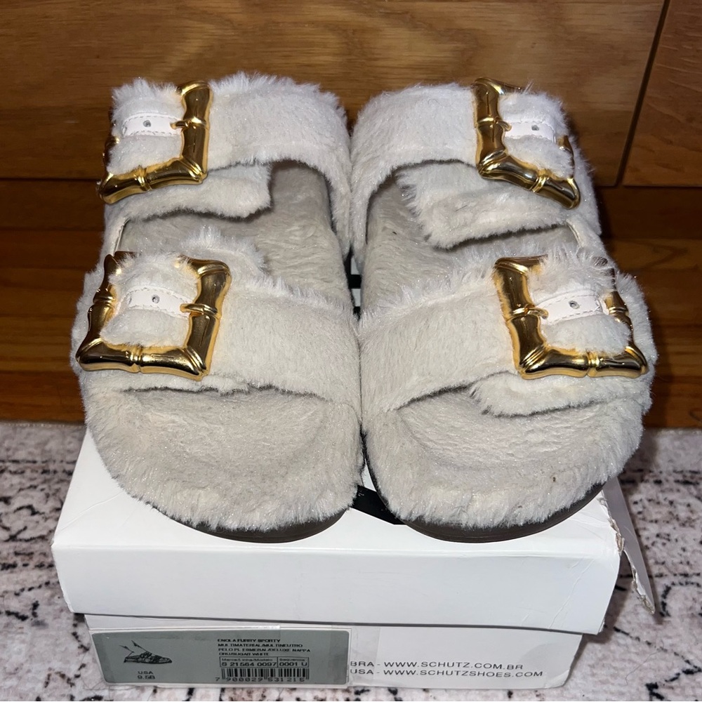 SCHUTZ ENOLA CREAM SPORTY SANDAL - Picture 2 of 5